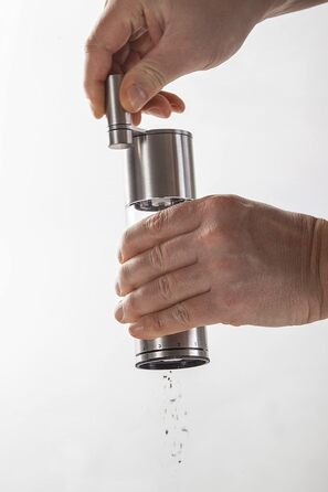 Млин для перцю та солі з рукояткою, набір 2 предмети з упаковками 50 г перцю та морської солі Select AdHoc