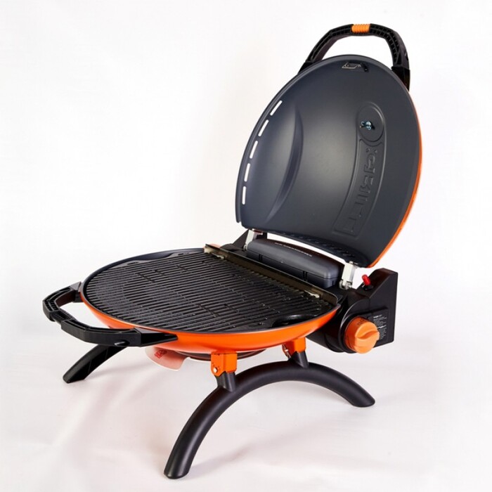 Портативный переносной газовый гриль O-GRILL 900, оранжевый+шланг в подарок! Код: 009064