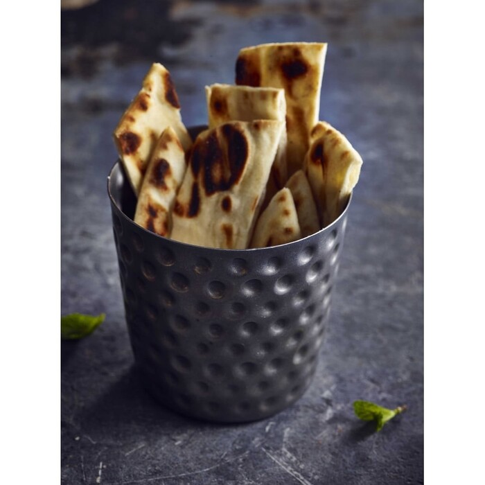 Склянка металева 400 мл, рельєфна, Vintage steel, GenWare