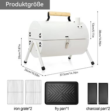 Портативний гриль для барбекю DOKKOME