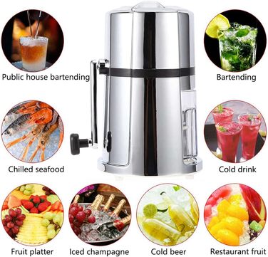 Ручний льодоподрібнювач 16 x 13 x 26 см TOTITOM