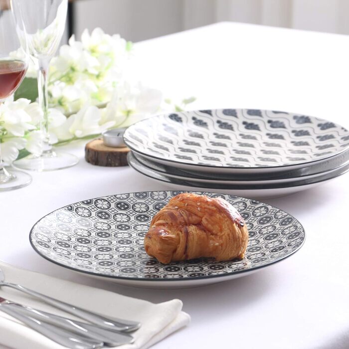 Порцелянова десертна тарілка vancasso, тарілка для торта 8 шт. барвиста 21,5 см