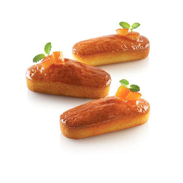 AIR PLUS 03 MINI PLUM CAKE Набір форм силіконових перфорованих 290х195 мм - 4 шт., 'міні прямокутний