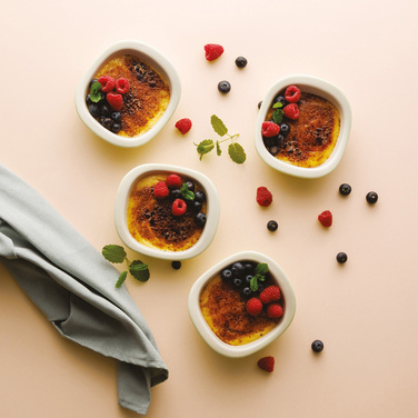 Набор квадратных форм для запекания BergHOFF LEO BALANCE, бежевый, керамика, 200 мл, 4 пр.