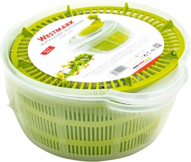 Спінер для салату, об'єм 5 л, ø 26 см, пластик, яблучно-зелений Westmark