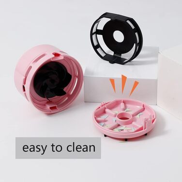 Міні-пилосос бездротовий 2 Вт рожевий Tihoo