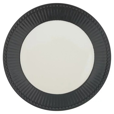Тарілка 23,5 см, темно-сіра Alice GreenGate