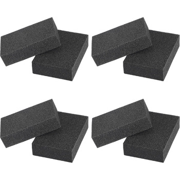 Набір губок для миття посуду 8 шт. 10 x 6,7 x 2,5 см чорний Sanrolax