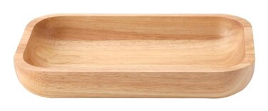 Піала прямокутна Класік 30 х 20 см, каучукове дерево Continenta