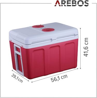 Автохолодильник 40 л червоний Arebos