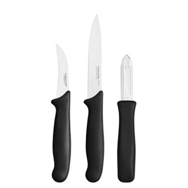 Набір ножів для чищення Fiskars Essential, 3 од.  (1065600)