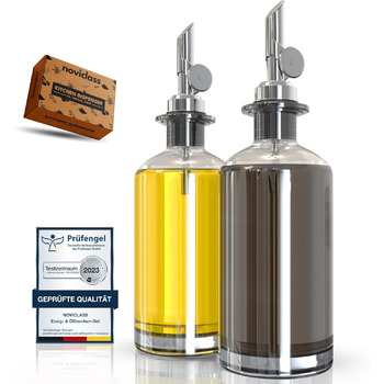 Набір пляшок для розливу оцту та олії 2 х 500 мл Noviclass