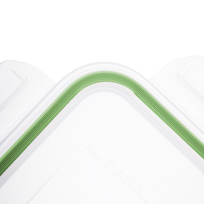 Контейнер Fissman з кришкою 15x11x6 см / 370 мл жаростійке скло (17314)