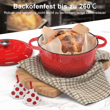 Чавунна форма для запікання 26 см з кришкою Topbooc