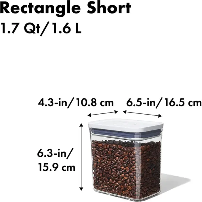 Ємність для зберігання 16х10,5х16см, 1,6 л 11234600