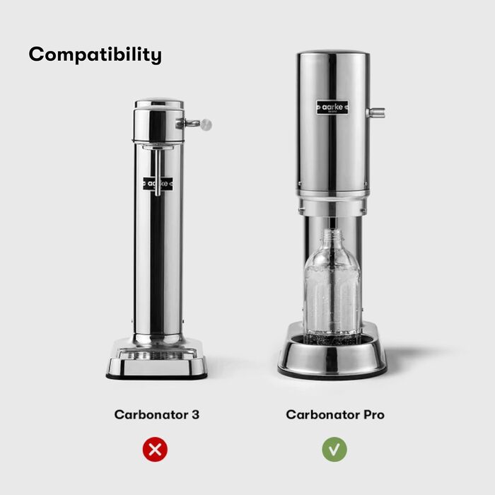 Скляна пляшка 0,8 л для апарату газування води Carbonator Pro Aarke