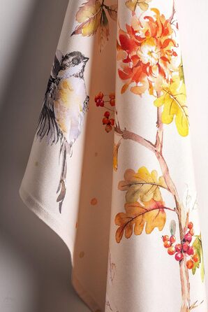 Набір із 3 багатоцільових кухонних рушників Барних рушників День подяки/Різдво (50 см x 70 см) (25 - Килим - Прерія, 50 x 70 см (Набір із 3 шт.)), 39 Hermine Noel