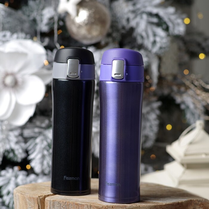 Термокухоль 450 мл фіолетовий Fissman