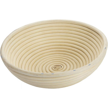 Кошик для вистоювання Westmark, для 1500-2000 г тіста для хліба, овальний, довжина приблизно 40 см, ротангова тростина, світло-бежева, 32022270 (одинарна, Ø 24,5 см)