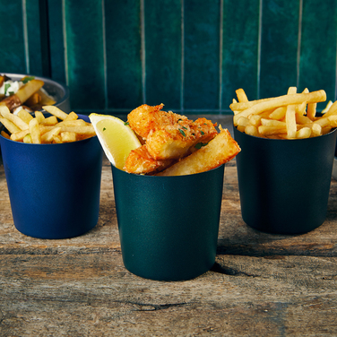 Склянка металева 8.5х8.5 см, 420 мл, синій, Metallic Blue, GenWare