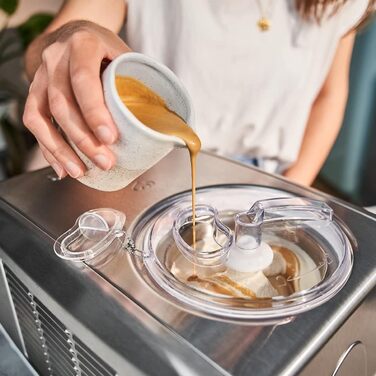 Машина для морозива з нержавіючої сталі зі знімним контейнером 150 Вт Springlane