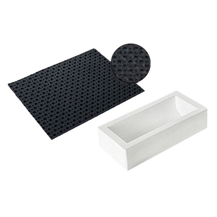 Kit Buche POIS  Набір форма силіконова + силіконовий килимок для декору ' POIS' 250x90 mm, h 70 mm