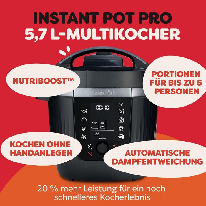 Мультиварка 5,7 л 1200 Вт Instant Pot