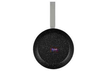 ARDESTO Сковорода Gemini Marmo, 28см, алюміній, сірий