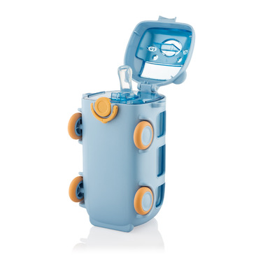 Пляшка для води Ardesto Bear Bus 500мл, пластик, блакитний