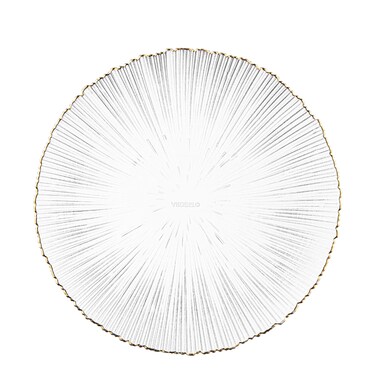 ARDESTO Тарелка Mallow, 21см, стекло, прозрачный