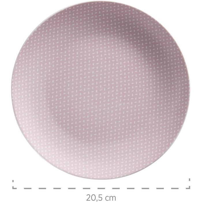 Набор посуды MSER 931566 Kitchen Time II на 4 персоны, 16 шт. Комбинированный сервиз с тонким рисунком, фарфор (цветной)