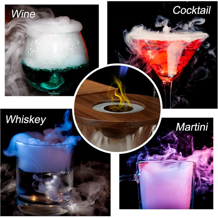 Набір для копчення коктейлів 8 предметів TMEOIIPY