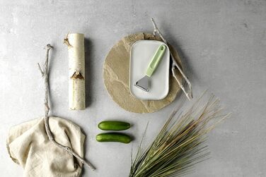 Набор из 2 овочечисток, зеленые Ecolution Fackelmann