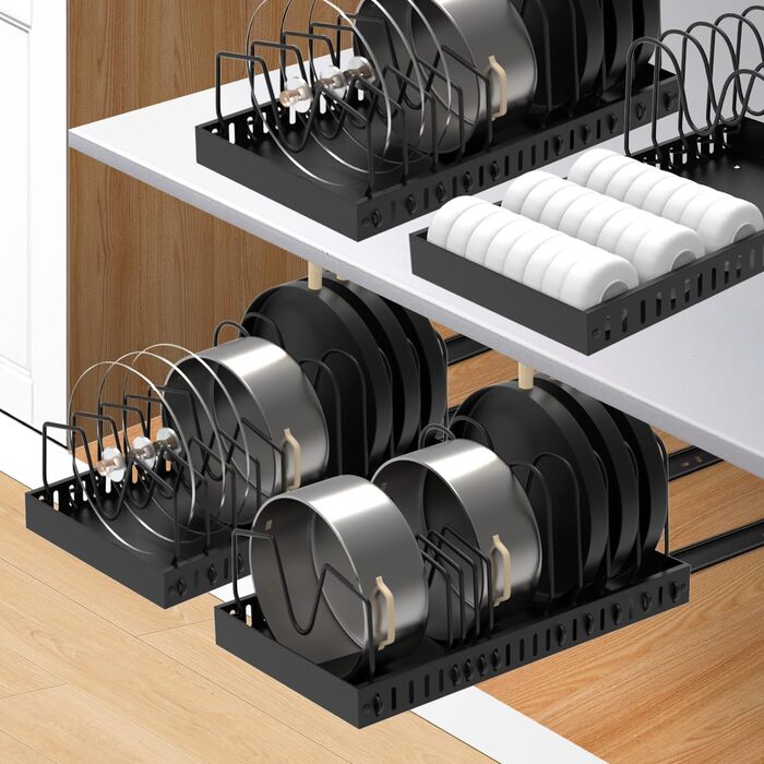Підставки для посуду на 10 відділень чорний FLSEPAMB
