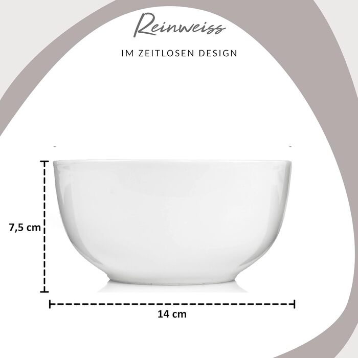 Столовий сервіз, білий, порцеляна 24 шт. на 6 персон Sänger New Port