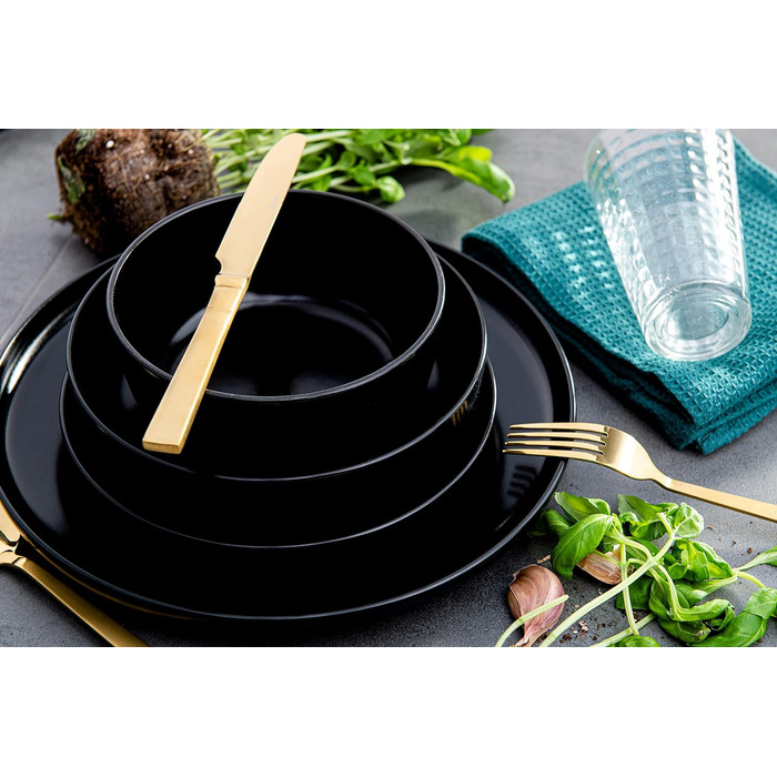 Набір тарілок на 6 персон, 24 предмети Konsimo