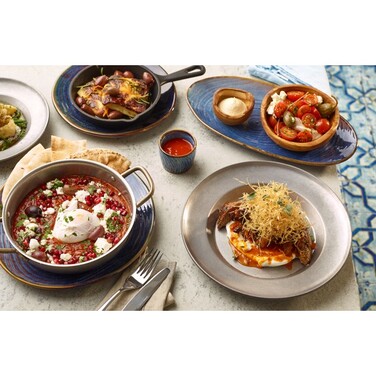 Сковорода для подачи 19.5*5 см, 1200 мл, круглая, металлическая, Vintage Steel, GenWare