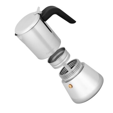 Гейзерна кавоварка Fissman на 6 порцій / 300 мл нержавіюча сталь (3245)