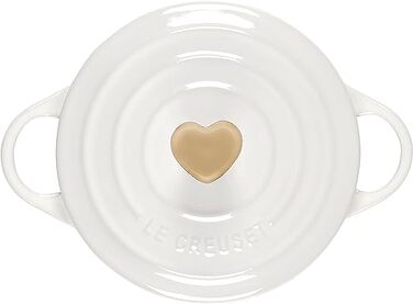 Мини-кокотница с крышкой 0,25 л Heart Le Creuset