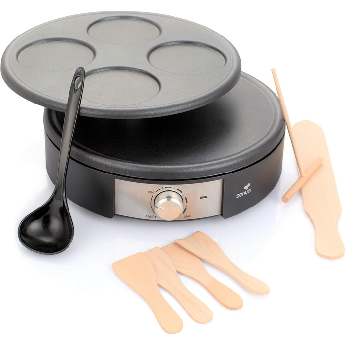 Блинница электрическая 2-в-1, 30 см Senya