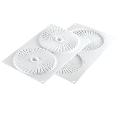 PLISSE 100 Форма силіконова 1 шт. Ø140 h10 mm, 100 ml x 2 tot. 200 ml;