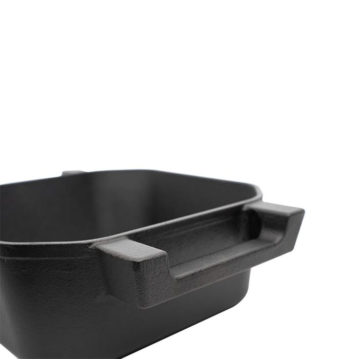 Голландська жаровня 6,5 л прямокутна без ніжок Santos