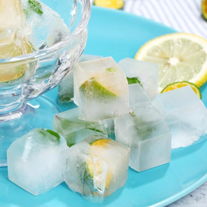 Силіконовий форма для кубиків льоду 2 шт з 6 відділеннями чорний OVBOVA