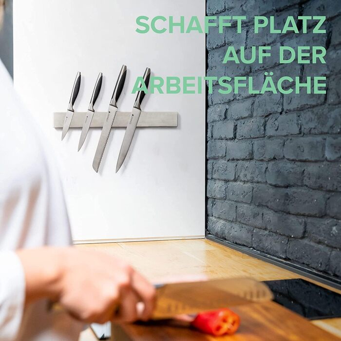 Магнітною смугою для ножів 40 см Coninx