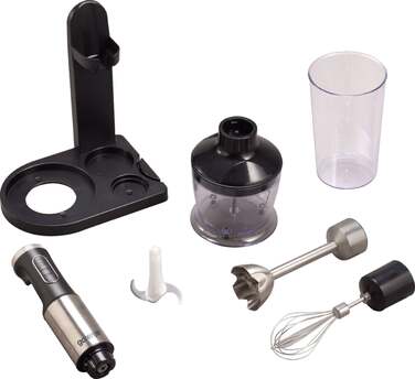 Gorenje Блендер заглибний 1000Вт, 3в1, чаша-600мл, нерж