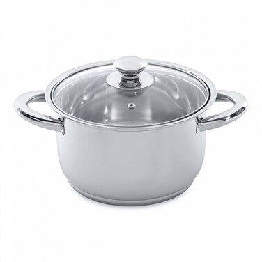 Набір посуду BergHOFF Vision prima зі скла. кришками, 6 шт.