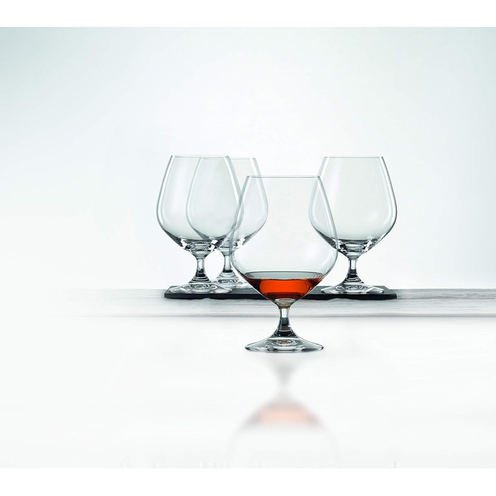 Набор кружек из 4 предметов, Snifter Premium с вытянутой ножкой, 4460177 (коньяк)