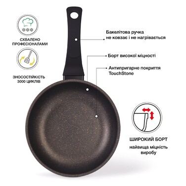 Сковорода глубокая Fissman GRACE 28x7,5 см (5019)