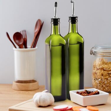 Дозатор для олії та оцту 500 мл, зелений Vialex