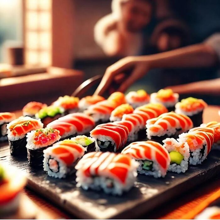 Набір для приготування  суші 22 предмета Glowgath